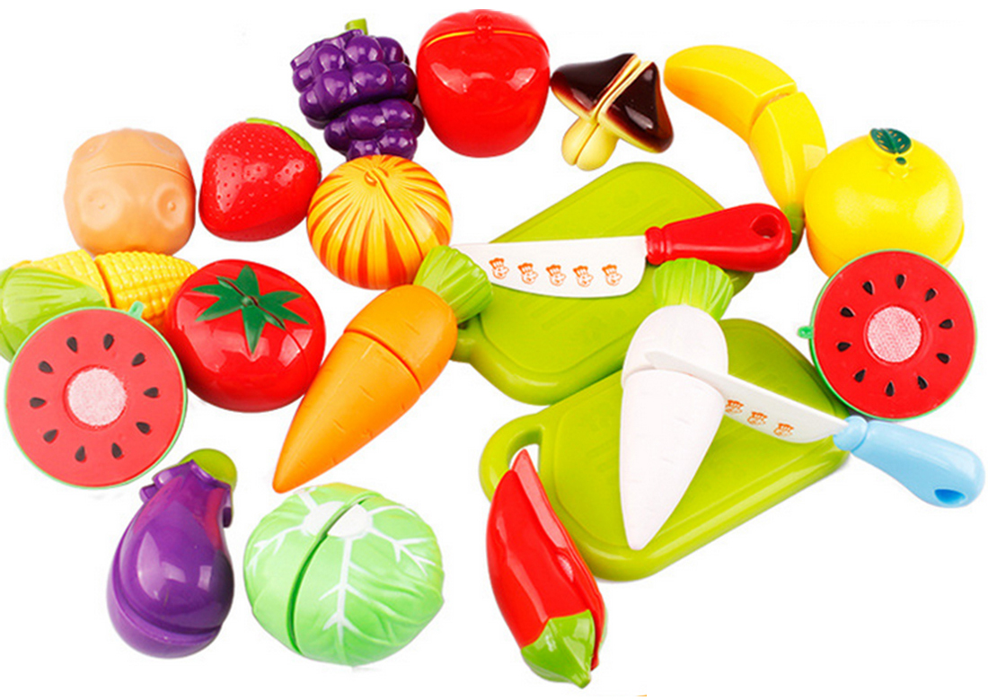 Mainan Anak Miniatur Buah Dan Sayur 20 Pcs Multi Color mainan anak miniatur buah dan sayur 20 pcs multi color